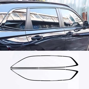 10PCS For 2023-2025 Honda CR-V Black Titanium Car Window Strip Cover Trim - Picture 1 of 6