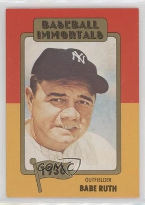 1980-84 SSPC Baseball Immortals 1st Printing MLB Logo Babe Ruth #1 HOF - Image 1 of 2