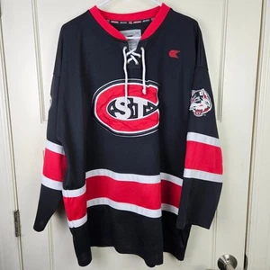 Vintage St. Cloud State Huskies Hockey Jersey SCSU WCHA Adult Size: L - Picture 1 of 3