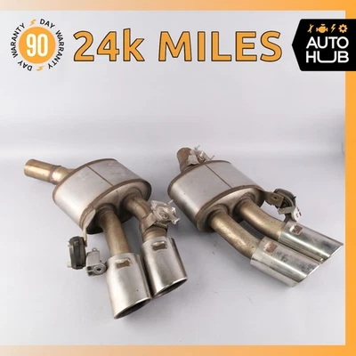 18-24 Audi B9 S5 S4 3.0L Exhaust Muffler Mufflers Set 8W0253611B OEM - Image 1 of 4