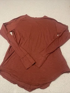 Free People We The Free Arden Tee Long Sleeve T-Shirt Women’s Small Cowboy NEW - Picture 1 of 3