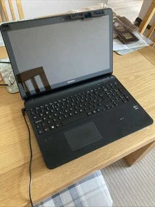Sony Vaio SVF15 Laptop i5 1.8ghz 8gb Ram 500gb Ssd touchscreen black - Picture 1 of 15