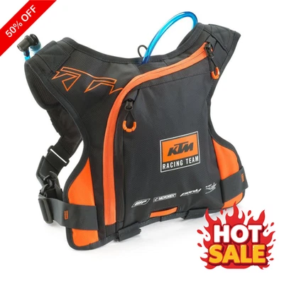 ON SALE! KTM Team Erzberg Hydration Pack - Black/Orange - 50% OFF! - Image 1 of 4
