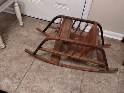 asiento basculante bebé antiguo Foto 1 de 2