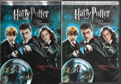Harry Potter and the Order of the Phoenix-2 DVD-ENG-FRENCH SLIP-FREE SHIP CANADA - Image 1 of 4
