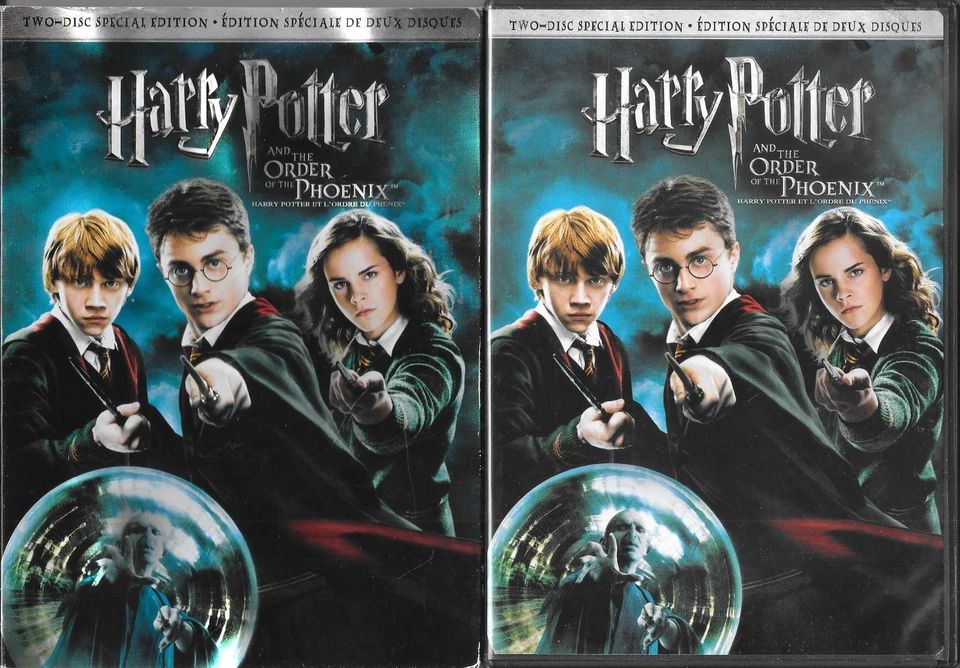 Harry Potter and the Order of the Phoenix-2 DVD-ENG-FRENCH SLIP-FREE SHIP CANADA - Image 1 of 4