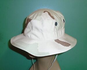 USGI Desert DCU 3 Color Camo Ripstop Jungle Boonie Sun Hat Cap Type II All Sizes