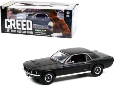 ADONIS CREED'S 1967 FORD MUSTANG COUPE 1/18 scale DIECAST CAR GREENLIGHT 13611 - Image 1 of 2