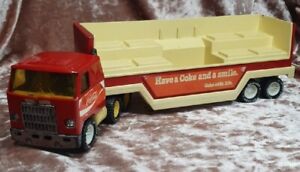 Coca Cola Truck and Trailer Buddy L Corp Made In Japan
