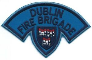 Dublin Fire Brigade Pipes & Drums Patch Embroidered Badge Size 110 mm x 70 mm