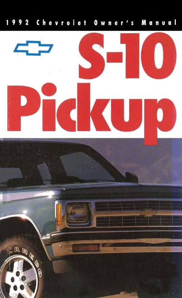 1992 Chevrolet S10 S-10 Pickup Owners Manual User Guide Operator Book Fuses - Imagem 1 de 1