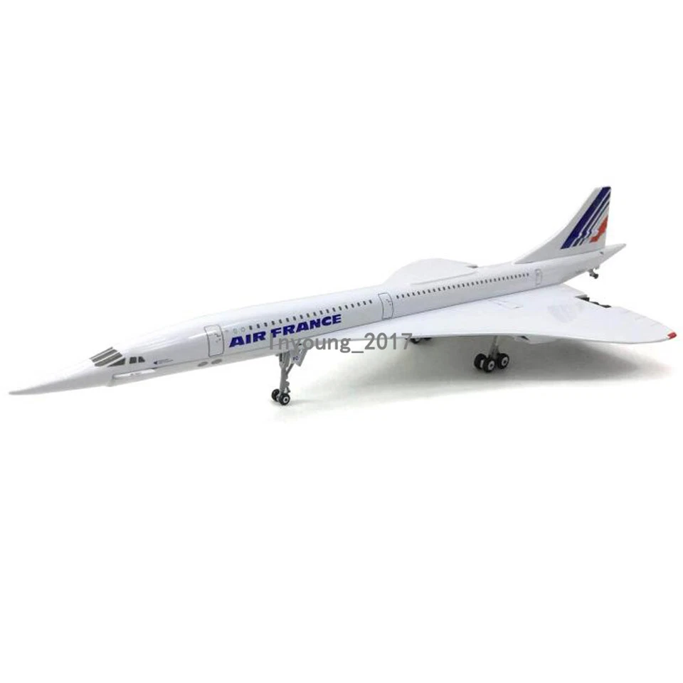 1:200 1976 Concorde Air France Airplane Model Metal Diecast Plane Model Aircraft - Image 1 of 4