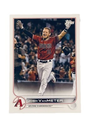 Excellent: 2022 topps Josh VanMeter Arizona Diamondbacks Trading Card - Image 1 of 2