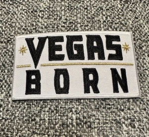 Vegas Born Wording White Patch - Picture 1 of 3