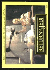 1983 Star Wars Return of the Jedi Monty Fabrieken #50 R2 & C-3P0 at Jabba's Door