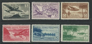 Bigjake: Zona del Canal #C15 a 20, 5 centavos a $1.00 - *VLH/NH - Imagen 1 de 1