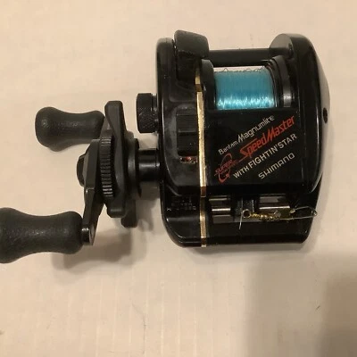 CARRETE DE BAITCASTING SHIMANO BANTAM BSM-2200FS SPEEDMASTER SÚPER ALTA VELOCIDAD. Foto 1 de 4