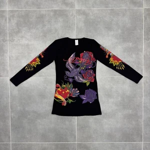 Ed Hardy by Christian Audigier Women Long Sleeve Shirt Size M - Picture 1 of 20
