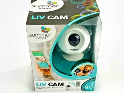 Cámara inalámbrica Summer Infant Liv Cam On The Go blanca nueva en caja Foto 1 de 4