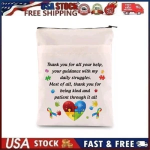 Autism Teacher Awareness Gift SPED Teacher Book Sleeve for Book Lovers PPCD... - Picture 1 of 8