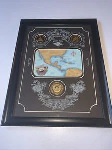 Disney Cruise Line Framed Coin Set Panama Canal Crossing 2005 RARE - Picture 1 of 12