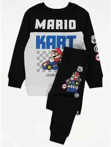 MARIO KART SWEATSHIRT & JOGGERS / MARIO KART TRACKSUIT 14 - 15 YEARS - Picture 1 of 10