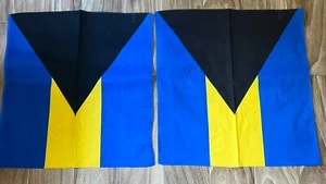 2 x BAHAMAS Flagge Maske Bandana Head Wrap SCHAL BAHAMIAN Karibik JUNKANOO NASSAU - Bild 1 von 6