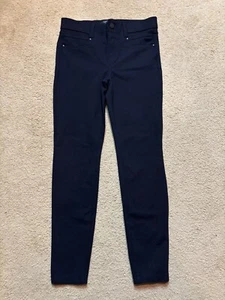 Liverpool Jeans Co Pull On Knit Slim Skinny Jeggings Ankle Black Pants 2/26 x 27 - Picture 1 of 6