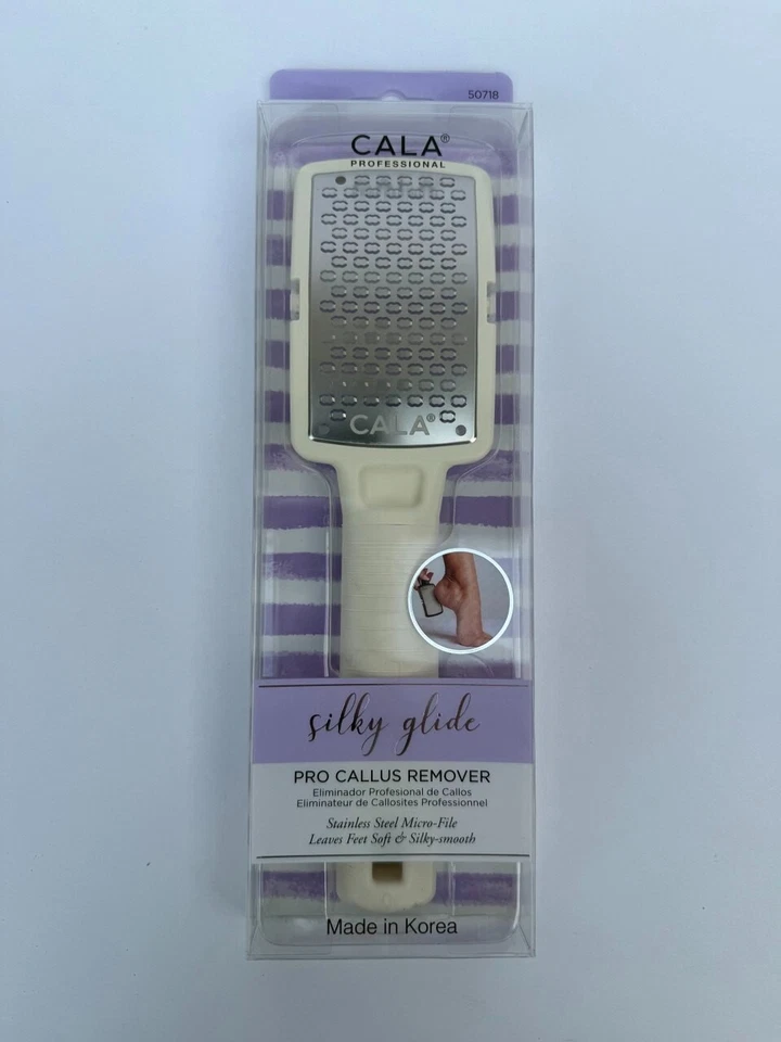 Cala Silky Glide Pro средство для удаления мозолей педикюр ног микро пилка белый - Изображение 1 из 4