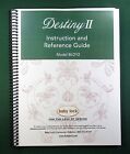 Baby Lock Bldy2 Destiny Ii Instruction Manual: 423 Color Pages & Clear Covers!