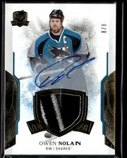 2017-18 Upper Deck The Cup AUTO Patch GOLD Owen Nolan Auto 8/8 #70