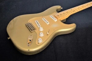 Fender Custom Shop 50th Anniversary Relic Gold 56 Strat - Picture 1 of 7