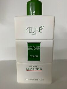 KEUNE So Pure Color Developer Cream 10 Volume 3%  33.8 1 liter Natural Balance