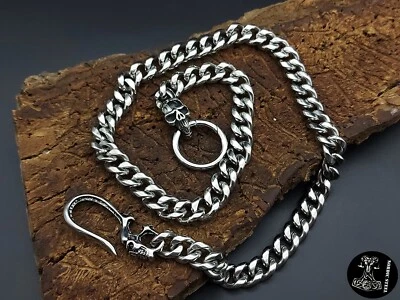 Hosenkette Börsenkette Schlüsselkette Portemonnaie Edelstahl Panzerkette NEU - Bild 1 von 4