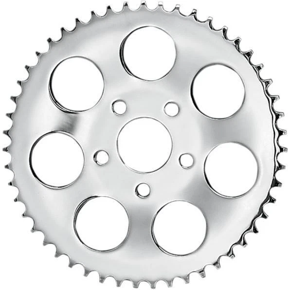 Drag Specialties Dished Rear Wheel Sprocket Zinc - 49T #DS-325355 - Image 1 of 1