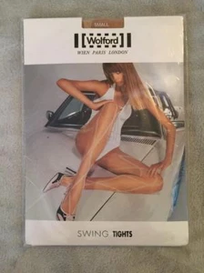 WOLFORD SWING TIGHTS/PANTYHOSE SAHARA/WHITE SMALL - Picture 1 of 3