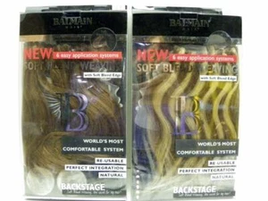 Extensiones de cabello humano Balmain mezcla suave tejido U-Pick longitud 15,8" o 9,8" - Imagen 1 de 1