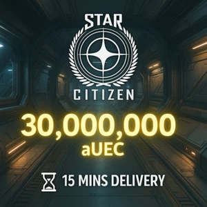 STAR CITIZEN aUEC - 30,000,000 Credits for 4.1.0 LIVE ~ 15 mins UK DELIVERY ~ - Picture 1 of 3