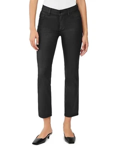 Pantalones de mezclilla para mujer DL1961 Mara tiro medio tobillo pierna recta negros talla 24x27 B4HP $209 - Imagen 1 de 3