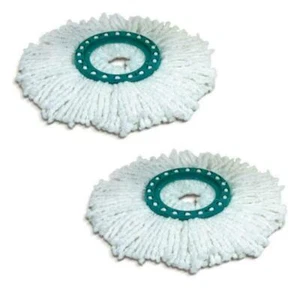 NEU 2 Stück Mikrofaser Ersatzkopf Microfaser Disc Mop Wischmop Für Leifheit Dis - Bild 1 von 5