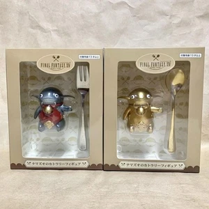 Final Fantasy XIV Namazu Cutlery Figure Set of 2 Namakin Assort Ver Taito - Picture 1 of 2