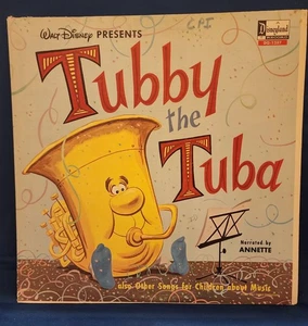 Walt Disney Presents 1963nTubby the Tuba Disneyland Vinyl LP DQ-1287 - Picture 1 of 2