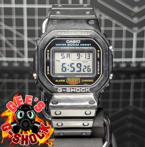 Casio G-Shock Velocidad Cuadrada Vintage Acero Tornillo Digital Negro Rojo DW-5600C-1V - Imagen 1 de 11