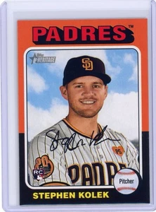2024 Topps Heritage High Number Short Print SP #710 Stephen Kolek Padres - Picture 1 of 2