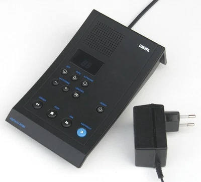 Loewe AlphaTel 3000A schwarz▪ Anrufbeantworter digital,LED-Display,AB,LB 908 - Bild 1 von 4