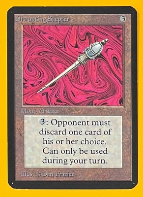 MTG DISRUPTING SCEPTOR Alpha (OldManMTG 012-276) - Image 1 of 4