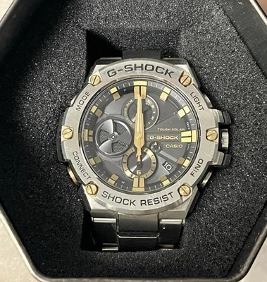 Reloj Casio G-SHOCK G-STEEL para hombre plateado/oro: GST-B100D-1A Foto 1 de 4
