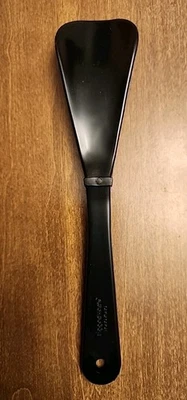 Cuerno de zapato vintage Tupperware plástico negro 8,5" largo retro nuevo Hong Kong  Foto 1 de 4