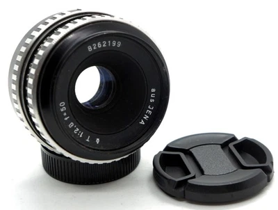 EXC Carl Zeiss Jena Tessar 镜头 2.8/50 毫米 斑马 M42 螺钉安装 — 第 1/4 张图片