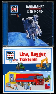 2 Hörbücher★WAS IST WAS • RAUMFAHRT & DER MOND★LKW, BAGGER, TRAKTOREN★2 CDs★NEU★ - Bild 1 von 4